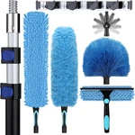 Kit De Plumero Para Techos Altos Con Poste Extension 12 Pies Lujo. Fixed Price $95.08.
