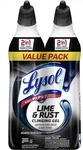 Lysol Brand Disinfectant Toilet Bowl Cleaner W/lime/rust Remover Pack 2. Fixed Price $18.99.