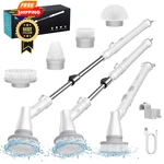 Ultrean Spin Brush, Cordless Electric Scrubber With 4 Replaceable White. Fixed Price $66.98.