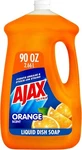 Ajax Ultra Triple Action, Dishwashing Liquid Soap, Orange, 90 Fluid Ounce. Fixed Price $9.10.