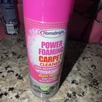 Cans Homebright Power Foaming Carpet Cleaner Pink Grapefruit Scent 12 Oz. Fixed Price $6.00.