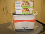 Full Circle Fresh Air Odor Free Kitchen Compost Collector With 48 Waste Bags. Fixed Price $50.00.