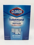 Clorox Toiletwand Cleaning Refills Disposable 20 Count Value Pack New. Fixed Price $26.95.