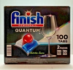 Finish Powerball Quantum Dishwasher Detergent 100 Tabs. Fixed Price $30.99.