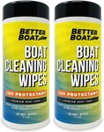 Boat Cleaner Wipes With Uv Protection, Marine Vinyl And Protectant, For. Fixed Price $41.99.