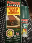 Power Plumber Aerosol Drain Opener 4.5OZ Lemon Deodorizing Nos. Fixed Price $18.00.