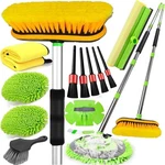 62'' Car Wash With Long Handle, Kit Tire Brush, Tower, Wi.... Fixed Price $43.35.