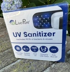 New Live Pure Handheld Portable Sanitizer LP-UVS100-ER Red Usb Charger Hsn. Fixed Price $5.88.