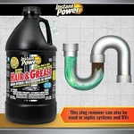 Instant Power Hair And Grease Drain Opener, Liquid Clog - 67.7OZ (2L). Fixed Price $22.99.