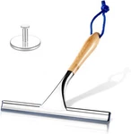 Stainless Steel Bamboo Squeegee For Bathroom Shower Mirror / Windows Cleaning. Fixed Price $19.95.