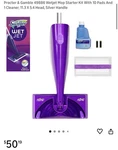 Procter & Gamble 49886 Wetjet Mop Starter Kit 10PADS + 1CLEANER, 11.3 X 5.4 Head. Fixed Price $33.99.