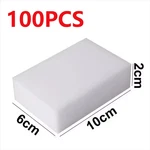 100PCS Magic Melamine Sponge Eraser Cleaner Kitchen Bathroom Scrub 10X6X2CM. Fixed Price $14.72.