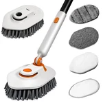 Tub Scrubber Brush With Long Handle 3-IN-1 Non Scratch Shower & 5 Detachable. Fixed Price $20.59.
