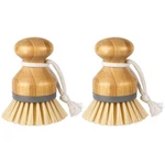 Mr.siga Bamboo Palm Brush, Scrub For Dishes Pots Pans Kitchen Sink Clea.... Fixed Price $17.99.