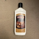 Weiman Brass Polish And Cleaner Pewter Copper Chrome Gold Metal Half Bottle Open. Fixed Price $80.00.