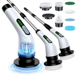 Highyes Electric Spin Scrubber, Powerful 2-SPEED Standardard Size, White. Fixed Price $65.98.