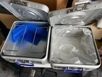 Lot Of 2 Wagner Stainless Steel Sterilization Case Steriset Thermoloc 11"X11"X5". Fixed Price $200.00.
