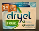 Dryel At-home Cleaning Breeze Scent 6 Refills *new Box*. Fixed Price $12.95.