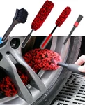 4-PIECE Wheel Cleaning Brush Set For Rims & Tires Scratch-free Detail Kit. Fixed Price $24.64.