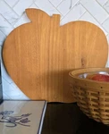 2010 Martha Stewart Apple Hardwood Cutting Board 13-1/4" Exclusive For Macys. Fixed Price $32.95.