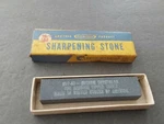 Nos Norton Behr-manning MB-24 Medium India Oilstone Sharpening Free Ship. Fixed Price $25.00.