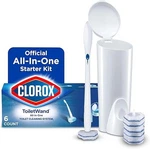 Clorox Toiletwand Cleaning Kit Caddy Handle & 6 Refills Bathroom Cleaner. Fixed Price $27.00.