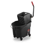 Rubbermaid Commercial 1863896 3/4 Gal Wavebrake Side Press Mop Bucket And. Fixed Price $164.00.
