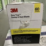 3M Easy Trap Sweep & Dust Sheets 5" 6" 30FT Roll White 60-CT Box 59032W New. Fixed Price $24.98.