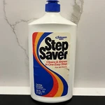 Vintage 1983 Johnson Wax Step Saver Mopping Cleaner For All Floors 32 Floz. Fixed Price $10.99.