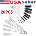 Nylon Straw Brush Cleaner Bottle Tube Pipe Small Long Cleaning 1-10SET. Fixed Price $7.36.