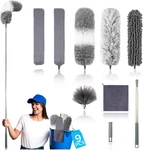9PCS Dusters For Cleaning Kit, Extendable Microfiber Tools With 100" Long. Fixed Price $39.99.