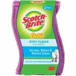 (12-2PK)-3M Absorbent Durable Scotch-brite Stay Clean Kitchen Bath Scrubber 202. Fixed Price $68.89.