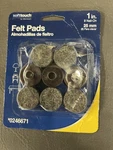 Soft Touch Nail On Felt Pads 8 Pack 1 Inch Round. Fixed Price $8.00.