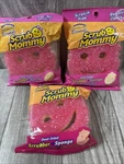 (3 Pack) Mommy Dual-side Scratch Free Scrubber Sponges. Fixed Price $16.49.