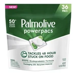 Palmolive Powerpacs Dishwasher Detergent Pods, No Added Fragrance - 36 Count. Fixed Price $23.00.
