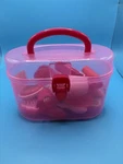 Kids Pretend Play Beauty Salon Set Unicorn Hair Stylist Kit W/ Case 15PC Pink. Fixed Price $12.74.