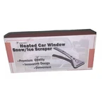 Zone Tech 12V Heated Electric Car Window Snow Ice Scraper Extendable Led Light. Fixed Price $7.49.