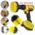Car Round Power Full Electric Bristle Drill Brush Rotary Cleaning Comno Tool Kit. Fixed Price $8.68.