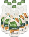 Seventh Generation Dish Soap Liquid Clementine Zest Lemongrass Scent, 114 Fl Oz. Fixed Price $26.52.