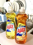 Nos Ajax Lemon + Orange Triple Action Ultra Dishwash Liquid Soap 12.6 Oz, Pk. Fixed Price $9.49.