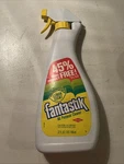 Vintage 1989 Full Unused Large Bottle Fantastik Yellow Lemon All Purpose Cleaner. Fixed Price $89.99.