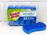 Scotch-brite Zero Scratch Scrub Sponge, 5PIECE, 3X Quicker & Stronger. Fixed Price $20.00.