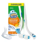 Scrubbing Bubbles Fresh Brush Toilet Cleaning System With Flushable Pads 1 Count. Fixed Price $15.49.