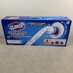 Clorox Deluxe Scrubtastic Power Scrubber 39" Reach Brush Heads Rechargeable. Fixed Price $22.80.