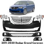 Front Bumper Cover & Grille Assembly For 2011-2020 Dodge Grand Caravan Ram C/v. Fixed Price $524.99.