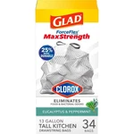 13 Gal Forceflex Maxstrength Clorox Tall Kitchen Drawstring Trash Bags 34CT. Fixed Price $11.35.