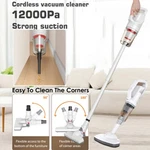 Cordless Vacuum Cleaner 120W Lightweight Stick With Floor Lights. Fixed Price $78.66.