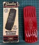 Vintage Stanley Magnetic Cleaner Black W Original Box Made Usa Quality Plus. Fixed Price $7.49.