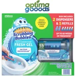 Scrubbing Bubbles Toilet Gel Stamps Rainshower 2 Dispensers + 30 Refills.. Fixed Price $21.95.