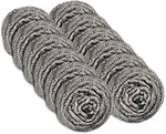 12 Pack Stainless Steel Scourers By It Wool Scrubber Pad Use. Fixed Price $22.17.